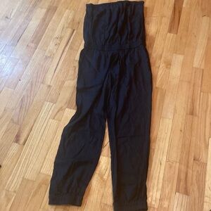 WOMEN’S Talula Strapless jumpsuit. Black. Size S